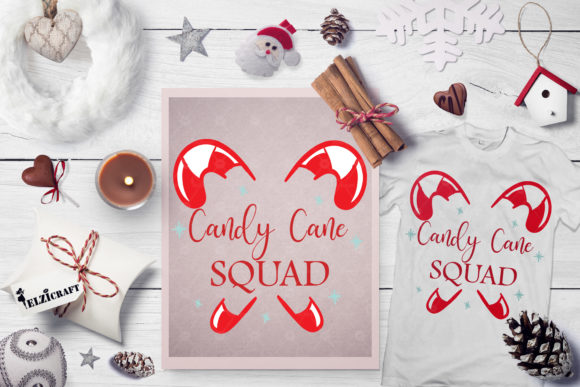 Candy Cane Squad, Christmas, Winter for Crafts