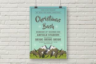 Christmas Bash Flyer Template for Print Templates