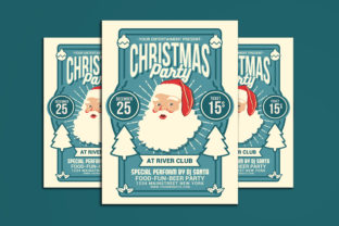 Christmas Party Flyer Print Templates