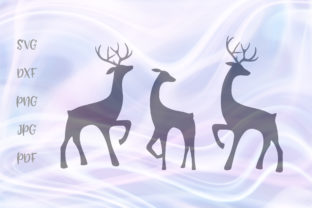 Deer Family Winter Holidays Christmas Crafts