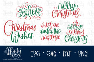 Hand Lettered Christmas Crafts