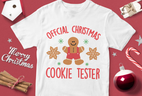 Official Christmas Cookie Tester T-Shirt Designs