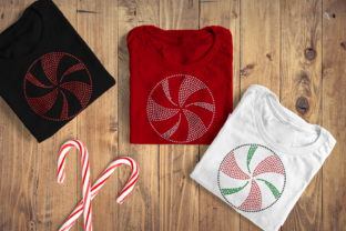 Rhinestone Christmas Peppermint Crafts