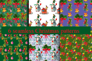 Watercolor Christmas Patterns for a Cozy Brand Identity